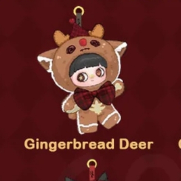 Maymei Winter Weirdness Series Plush NIB - Gingerbread Deer - Picture 5 of 6